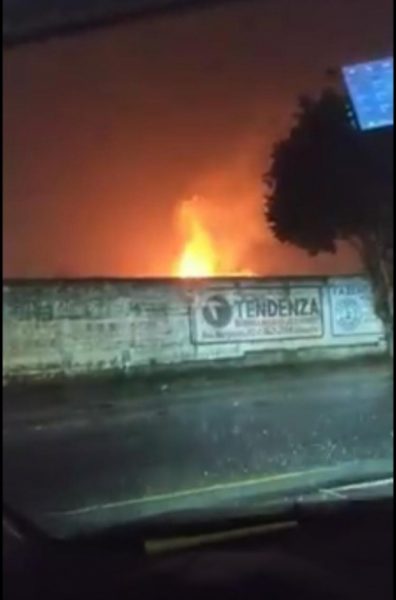 Incêndio atinge Campo do União em Taubaté
