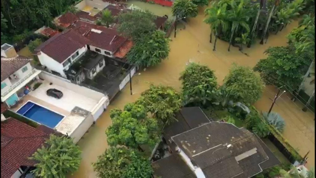 Chuva deixa cerca de 70 desabrigados no Litoral Norte
