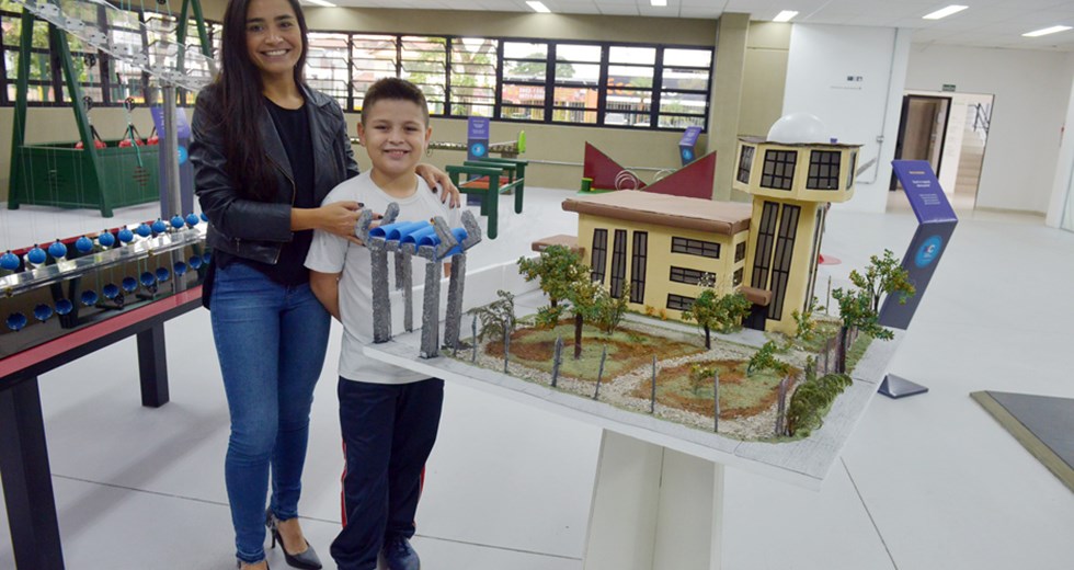 Museu de Ciências de São José vira maquete de aluno de 9 anos