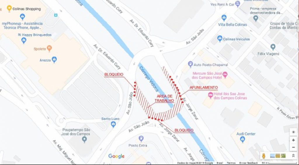 Rotatória do Colinas terá trechos bloqueados durante o feriado