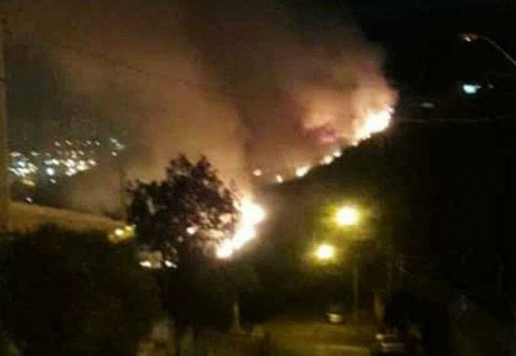 Incêndio atinge área de mata com 2.000 metros quadrados em São José