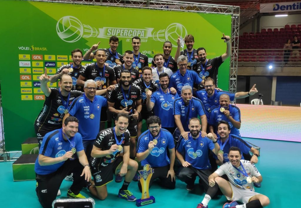 Vôlei Taubaté vence Cruzeiro e fatura o título da Supercopa