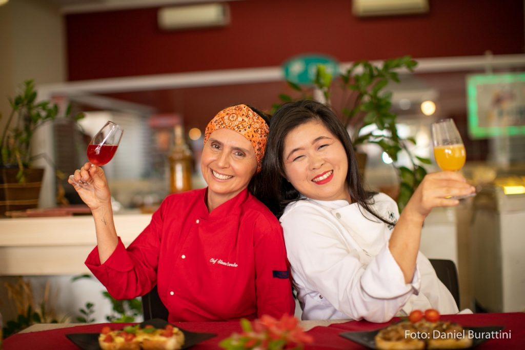 chefs Thais Okamoto e Silvana Carvalho - Festival da Truta São José dos Campos