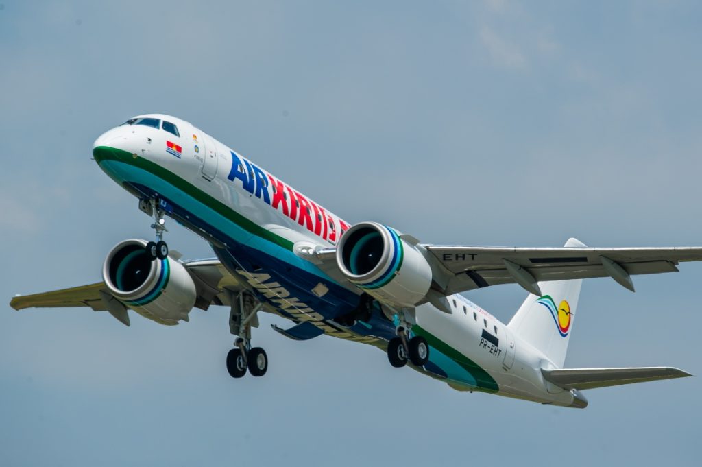 Air Kiribati recebe primeiro jato E190-E2 da Embraer