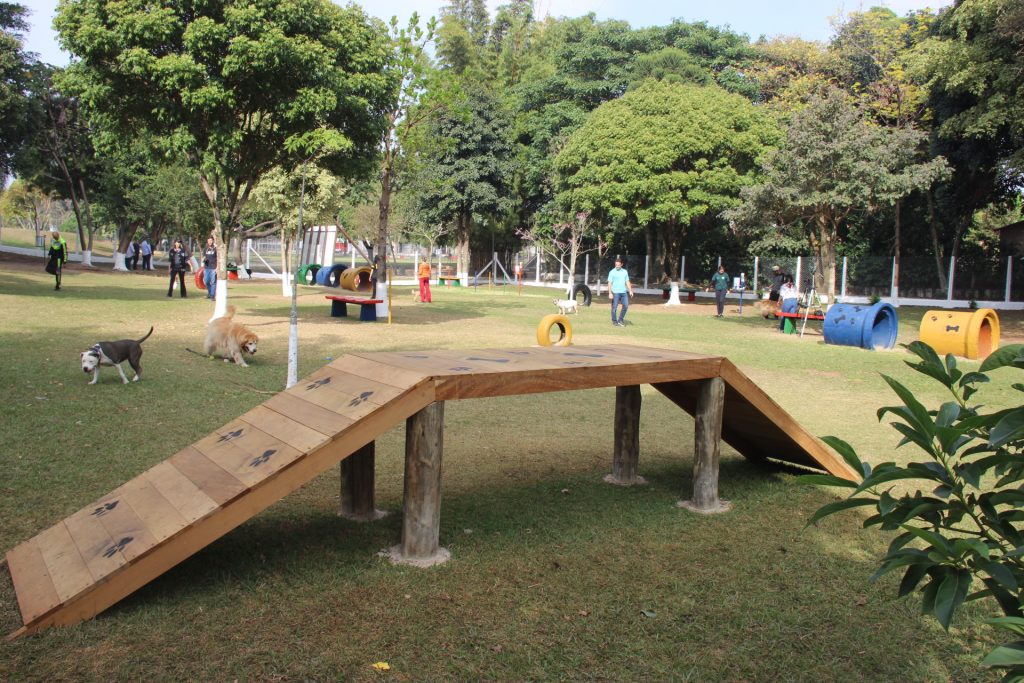 Parque do Sedes recebe espaço dedicado aos cachorros em Taubaté