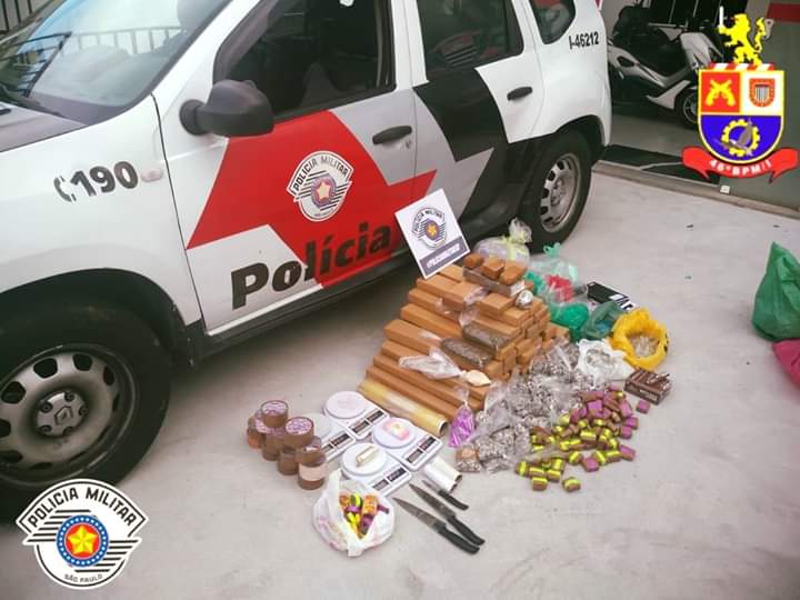 Trio é preso com mais de 50 quilos de drogas em São José dos Campos