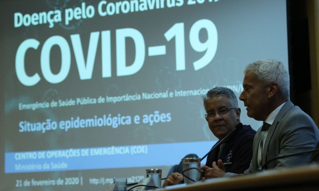 Ministério da Saúde monitora primeiro caso positivo de coronavírus no Brasil