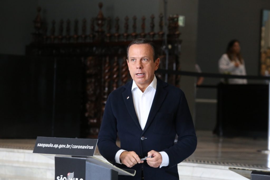 Exame de Doria dá negativo para o coronavírus