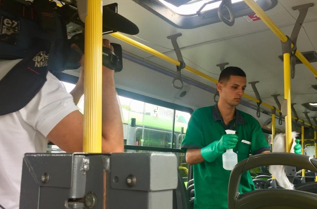 Transporte público divulga ações adotadas contra o coronavírus no Vale