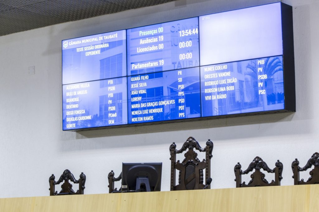 Após 40 dias, Câmara de Taubaté voltará a ter sessões ordinárias