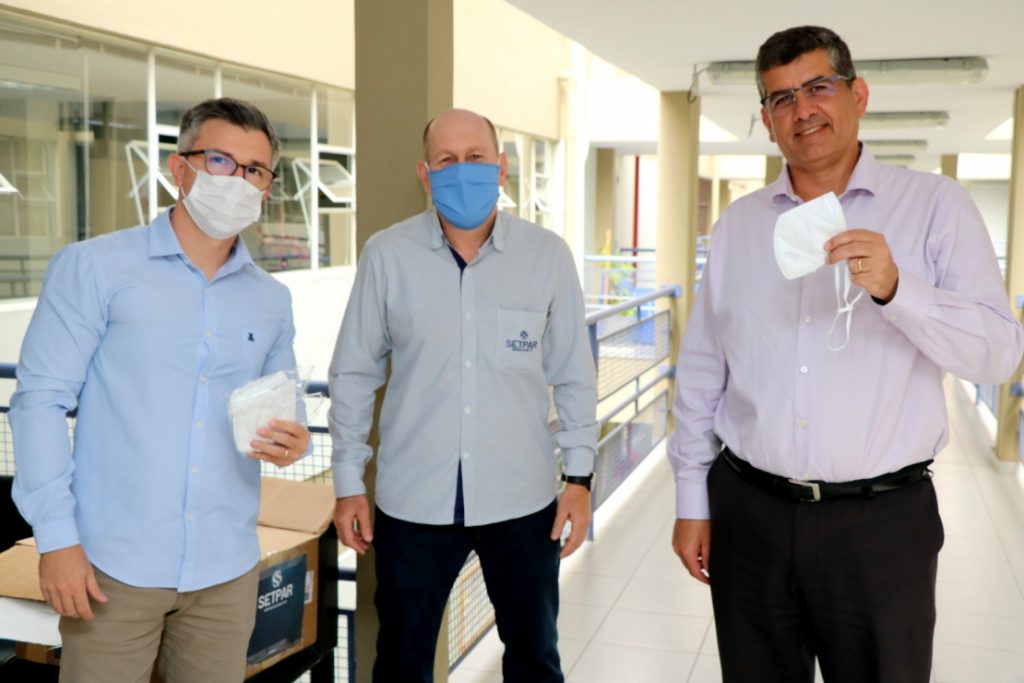Construtora doa R$ 12 mil em compra de máscaras cirúrgicas em São José