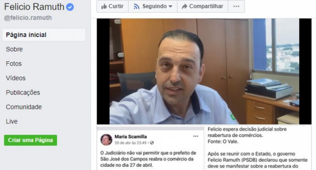 Felicio denuncia 'viés ideológico' em decisão e mostra prints de mãe da juíza na internet
