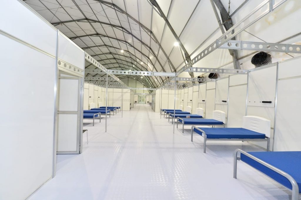 Hospital de Campanha do governo federal está pronto há 15 dias e segue sem previsão de abertura