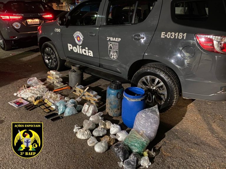 Polícia Militar prende jovem com 33 quilos de drogas na zona leste de São José