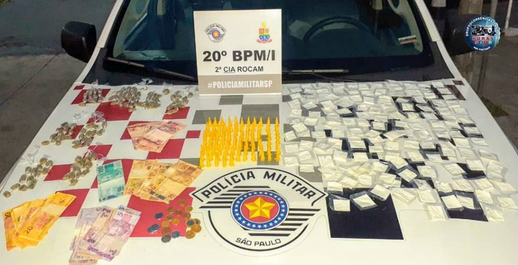 Trio é preso por tráfico de drogas em Caraguatatuba