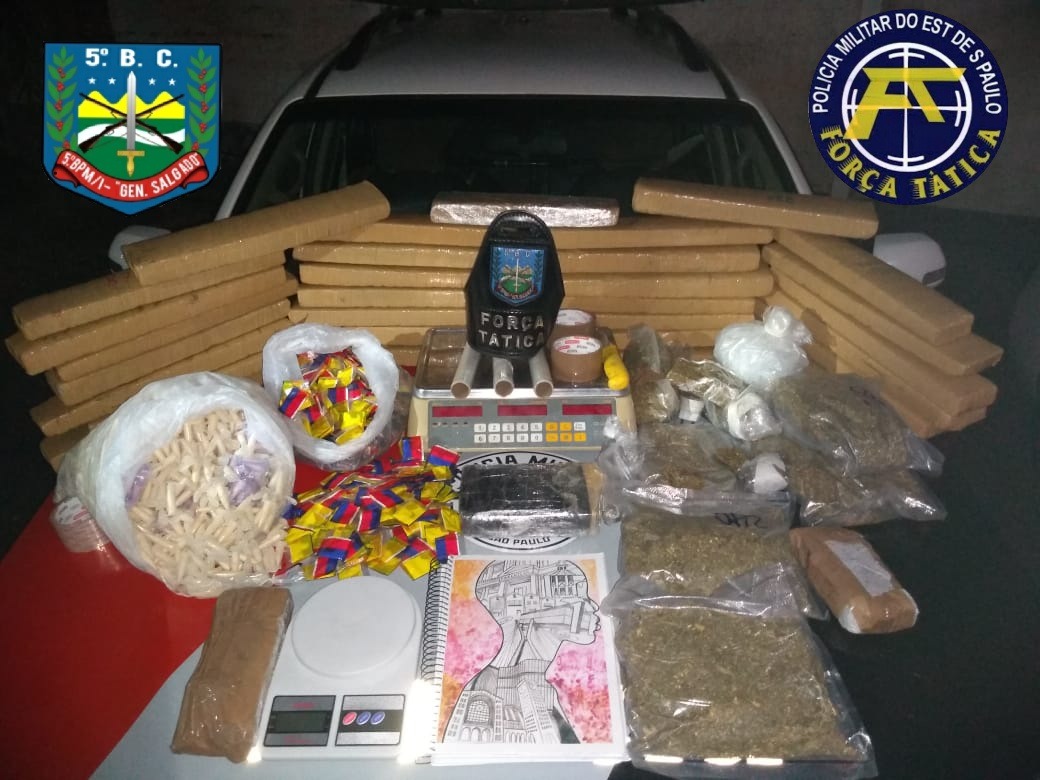 Polícia Militar prende indivíduo por tráfico de drogas em Pindamonhangaba