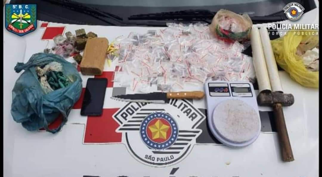 Polícia Militar desmonta esquema de tráfico de drogas em São Luiz do Paraitinga