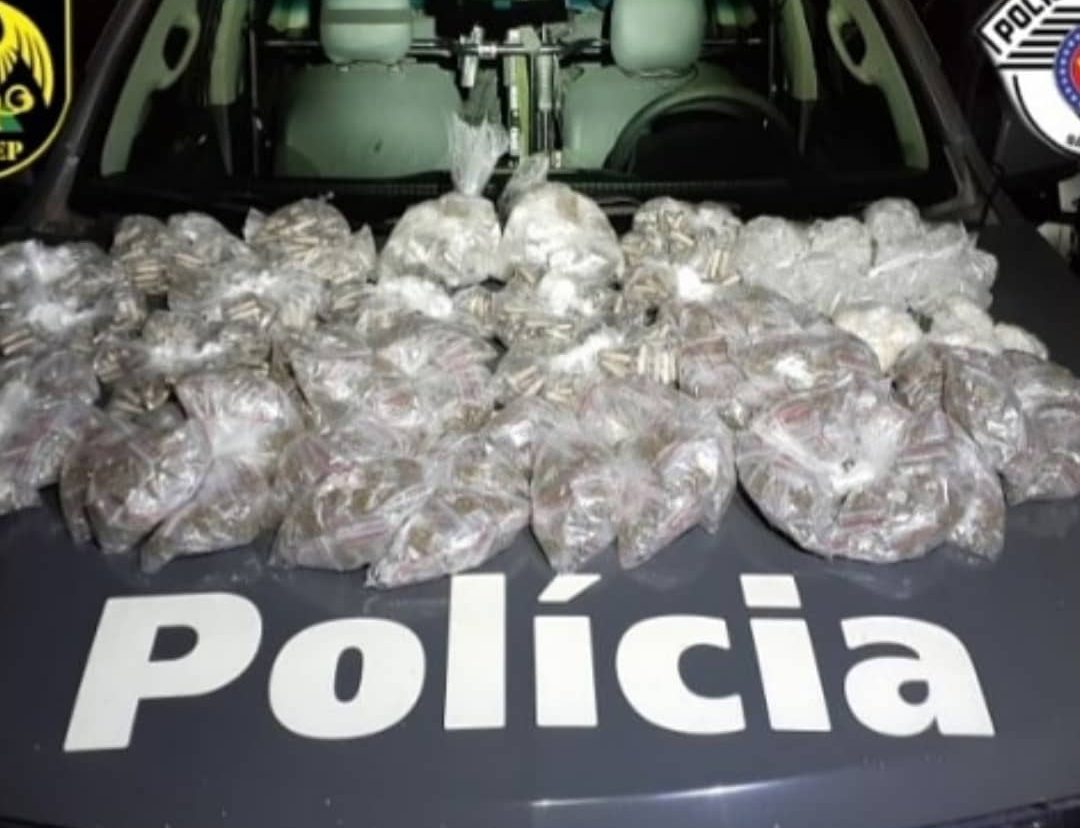 Homem é preso com grande quantidade de droga em São José dos Campos