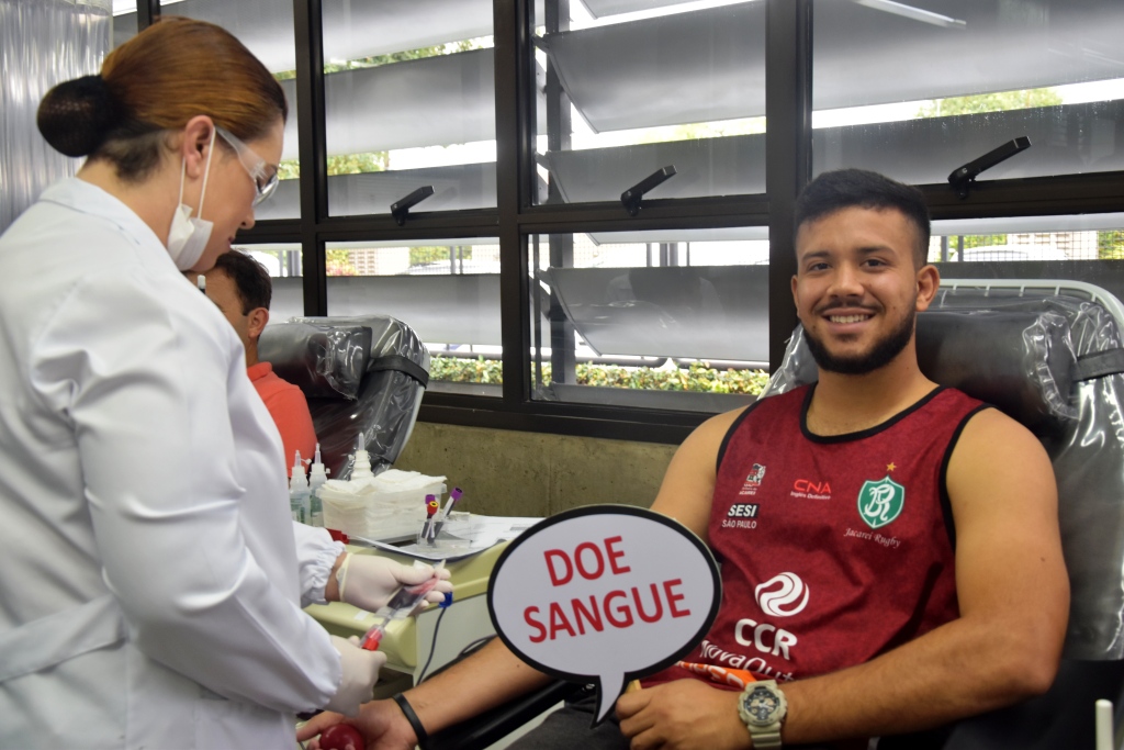 Equipes de rugby do Vale do Paraíba lançam campanha de doação de sangue