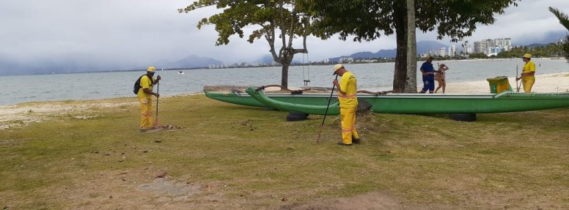 Caraguatatuba reforça limpeza em praias, ruas e espaços públicos durante verão