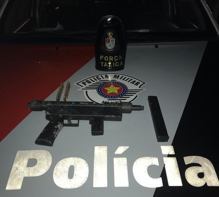 PM apreende submetralhadora na região central de São José dos Campos