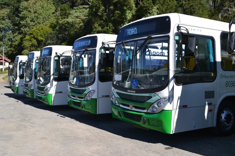 Funcionários do transporte coletivo entram em greve em Campos do Jordão
