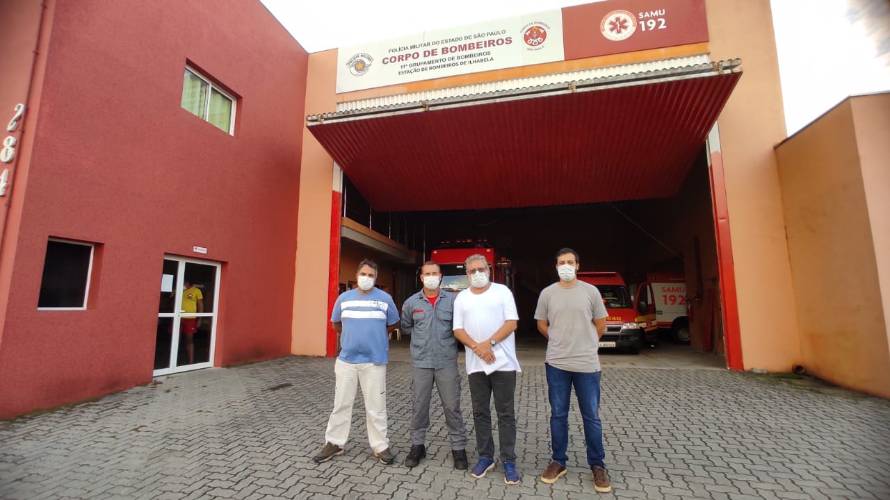 Corpo de Bombeiros de Ilhabela ganha nome em homenagem a Major Olímpio