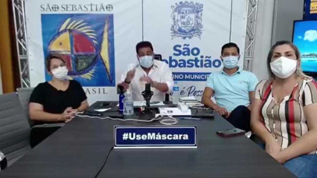São Sebastião está com 100% de ocupação dos leitos de UTI, diz prefeito