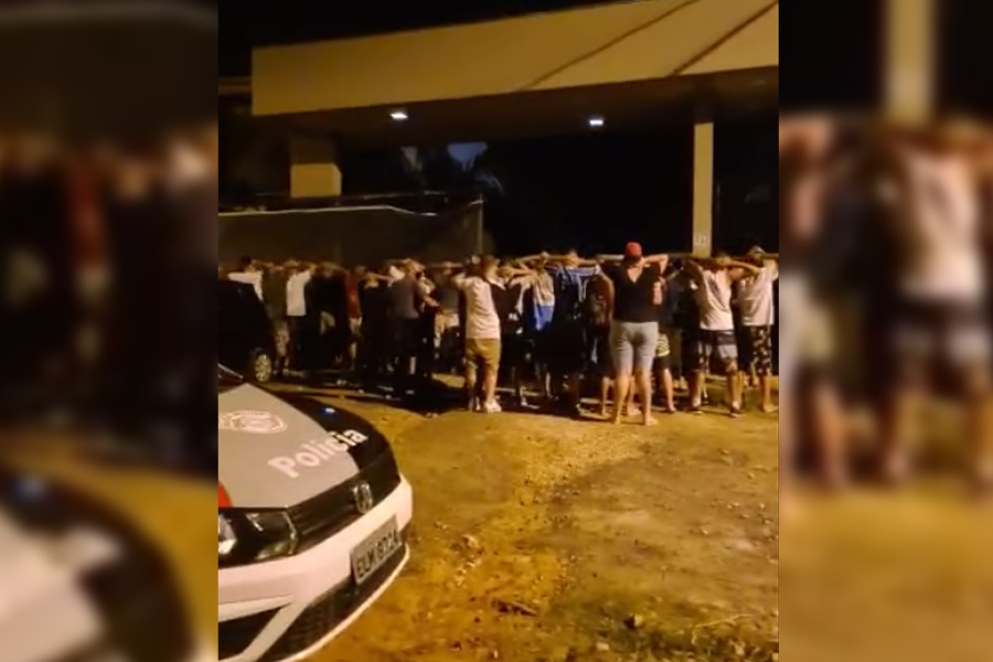 Polícia e Guarda Civil interrompem festa clandestina com mais de 300 pessoas em Taubaté