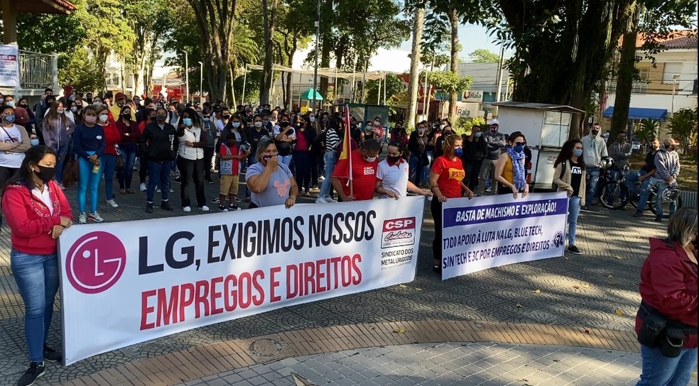 Funcionários de terceirizadas da LG recusam proposta de indenização e retomam greve