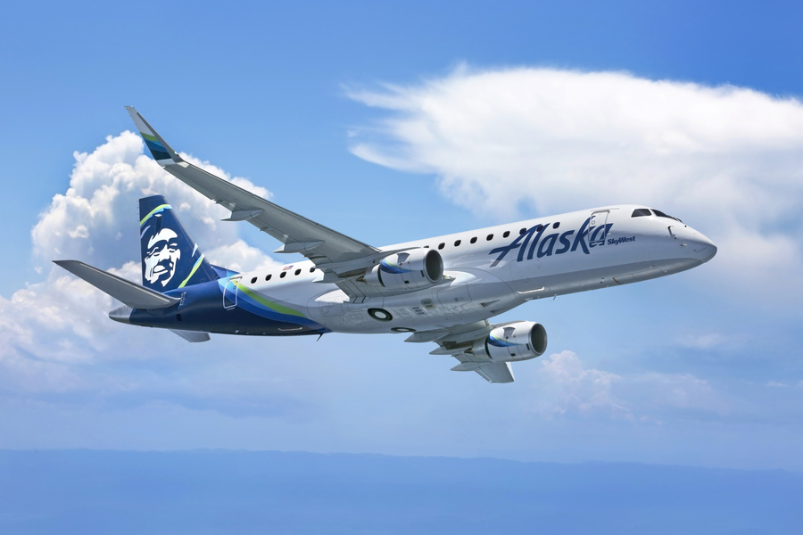 Embraer vende oito aeronaves E175 a SkyWest Airlines