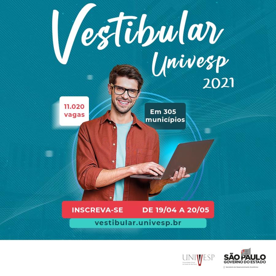 Vestibular Univesp 2021 destina vagas para Caçapava