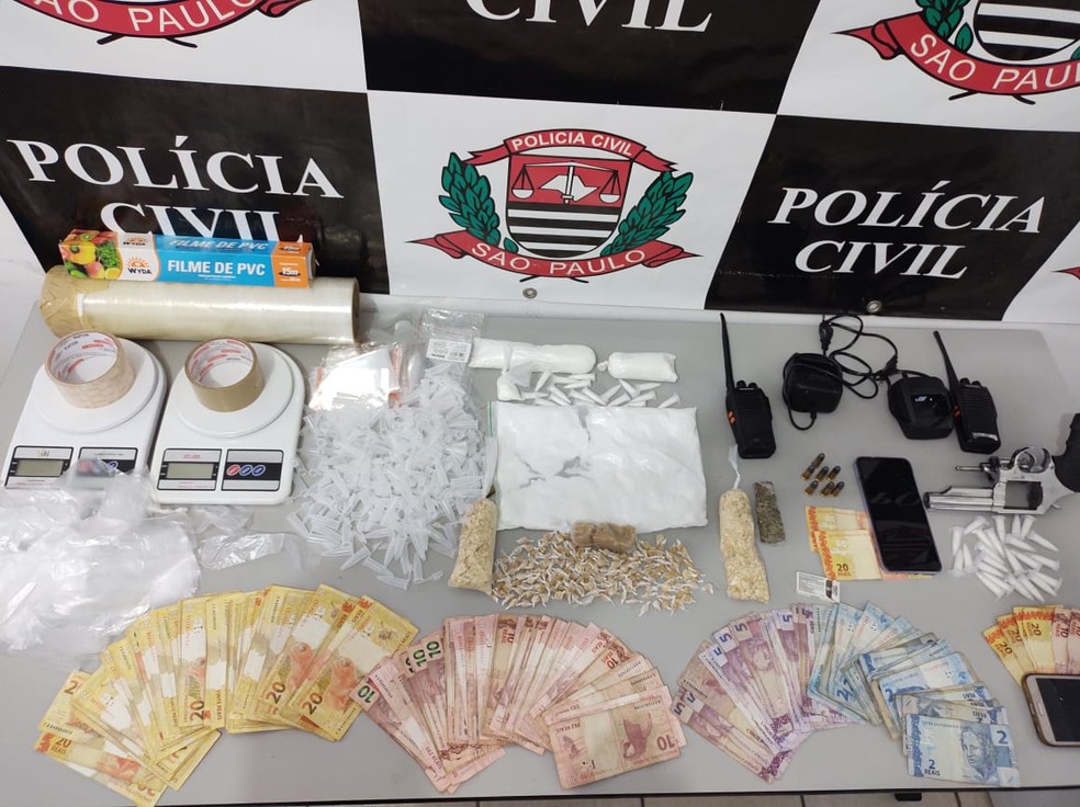 Operação contra o tráfico prende cinco pessoas em Caçapava