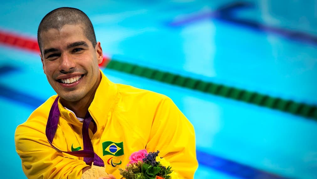 Daniel Dias conquista medalha de bronze nos 200m livre classe S5 nos Jogos Paralímpicos