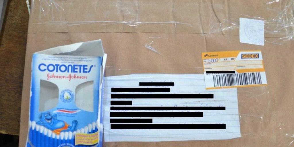 Mãe envia cotonetes com 144 porções de maconha sintética para filho preso ma penitenciária em Potim