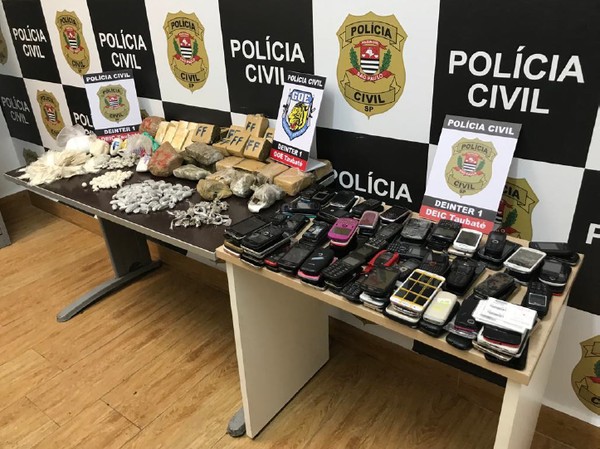 Polícia Civil apreende grande quantidade de drogas e celulares no Pemano de Tremembé