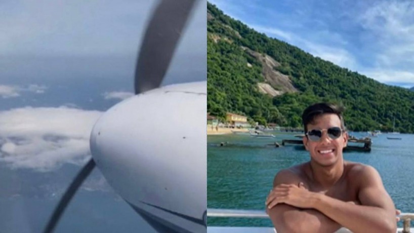 Bombeiros buscam ocupantes de bimotor que caiu no mar entre SP e RJ